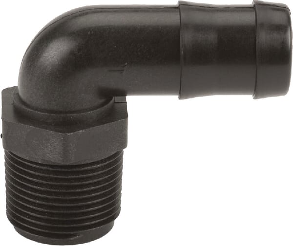 Schlauchtülle 1" AG NPT x 1" 90° aus der Kategorie Schlauchanschlüsse