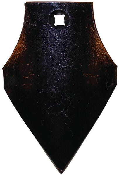 Grubberspitze 200x135x8mm, gehärtet, flach, 1 Loch, passend für Razol CP484321