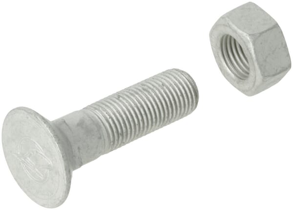 Senkschraube mit Mutter M12x45-12.9-MUH-10 Zn (30110514) – passend für Lemken