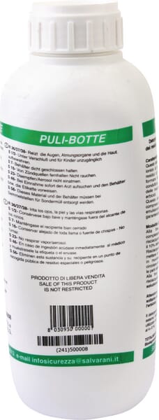 Reinigungsflüssigkeit (Puli-Botte) 1 l Bio aus der Kategorie Zubehör für Spritzentechnik