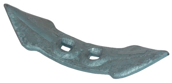 Grubberspitze 250x75x10mm, reversibel, gekrümmt, 2 Löcher, passend für Ottmar (CP35) – passend für Ottmar