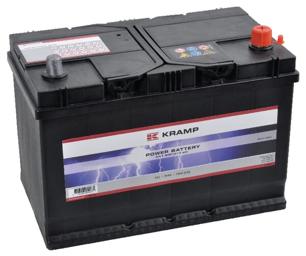 Motorelektrik Batterie 12V 91Ah 740A Kramp 591400074KR