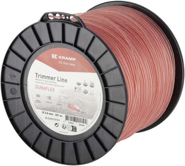 Trimmerschnur Ø3,0x281m, Kramp DuraFlex (NL30281DFKR) von Kramp