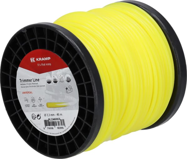 Mähfaden Ø 3.3mm 46m rund gelb Kramp (NL3346RKR) von Kramp