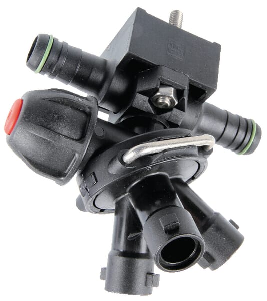 3-strahlige Düse, weiß aus der Kategorie Spritzgestänge und Düsen