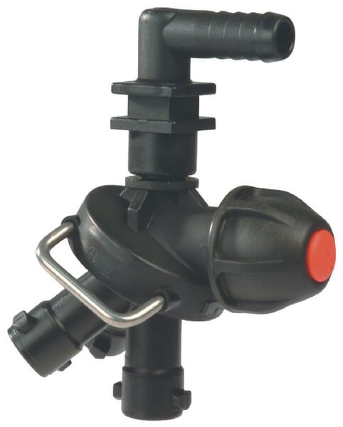 Düsenhalter 3fach 3/4" Tülle aus der Kategorie Spritzgestänge und Düsen