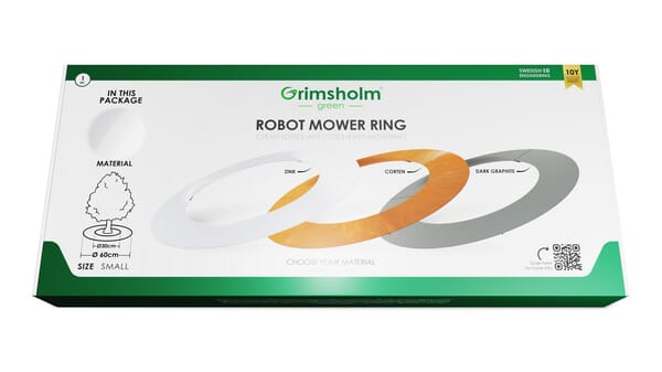 Mähroboter-Baumring, 30/60 cm, Zink (FGP6509) von Grimsholm