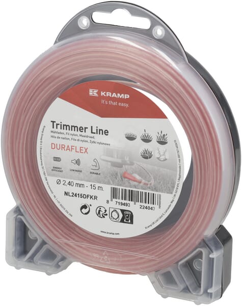 Trimmerschnur Ø2,4x15m, Kramp DuraFlex (NL2415DFKR) von Kramp