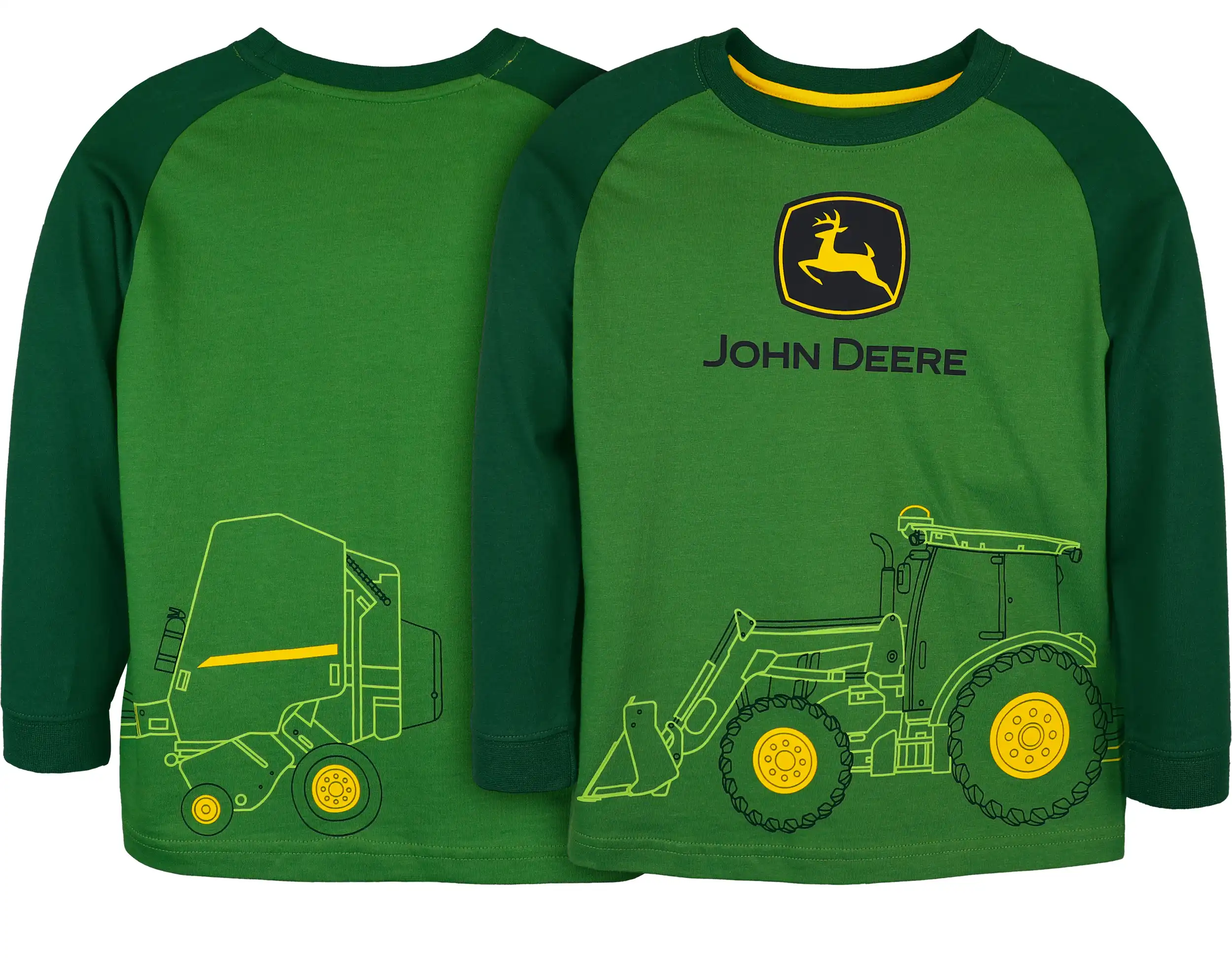 JOHN DEERE Kinder Toddler Sweatshirt Heuballenpresse