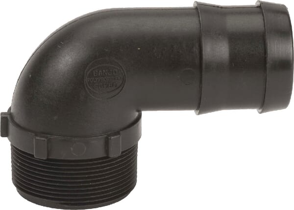 Schlauchtülle 2" AG NPT x 2" 90° aus der Kategorie Schlauchanschlüsse