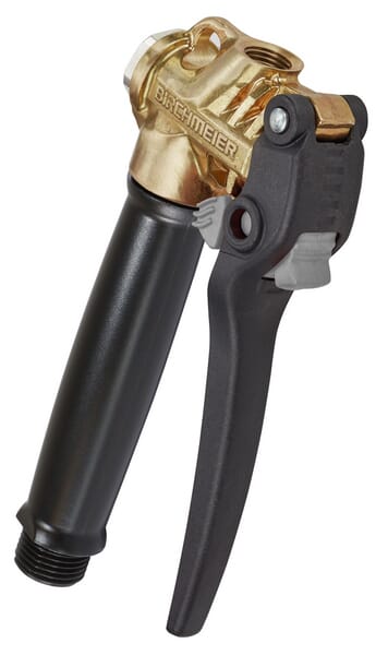 Handventil KB aus Messing, blank, vernickelt, G1/4", Viton, 20 bar aus der Kategorie Rückenspritzen und Handspritzen