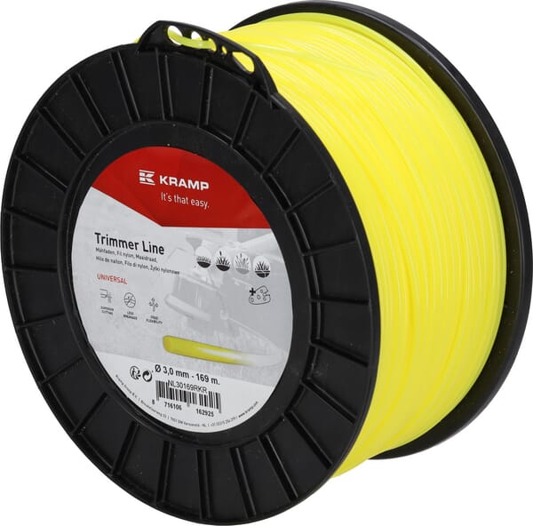 Mähfaden Ø 3mm 169m rund gelb Kramp (NL30169RKR) von Kramp