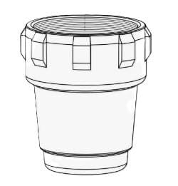 Kabine kleiner Netzfilter PA66SV aus der Kategorie Tanks und Filter