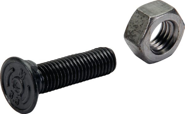 Pflugschraubemit 2 Nasen und -Mutter, M10x40, 2 Nasen, DIN11014, Kl. 8.8 10402N