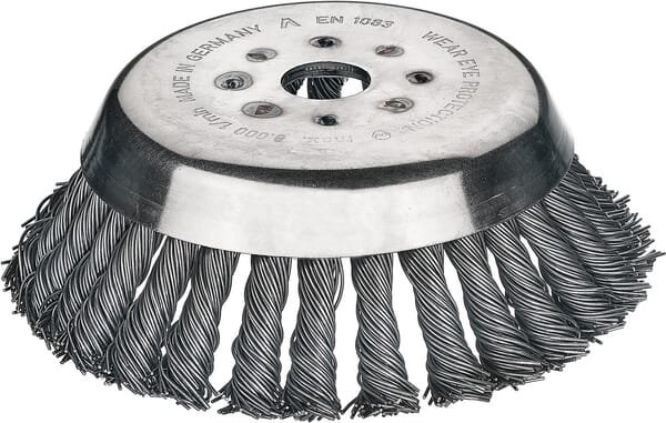 Unkrautbürste 180 x 0,50 x 25,4 mm Premium 36 Knoten (4762M101WB) von Lessmann