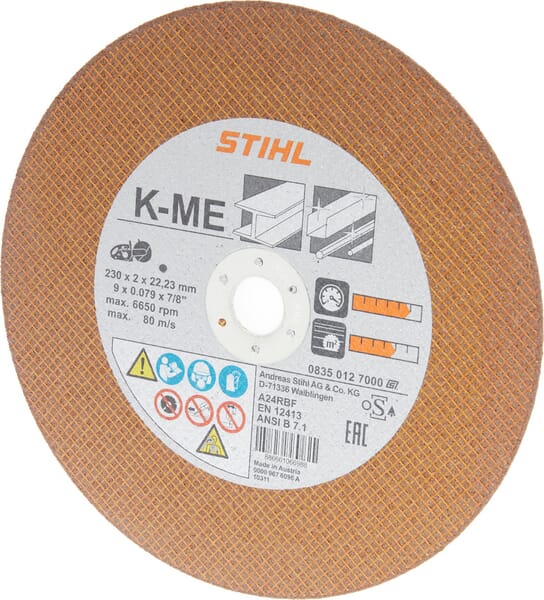 Harz-Trennscheibe K-ME Ø230mm (08350127000) von Stihl Aus unserem Sortiment für Stihl Ersatzteile