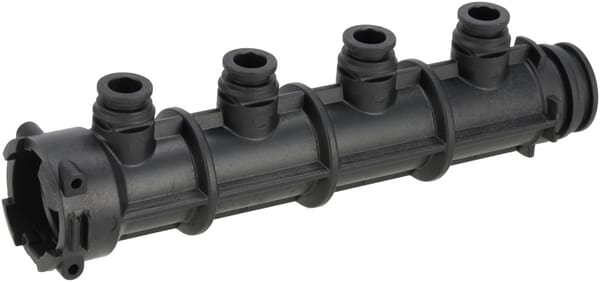 4-Wege-Ventilblock T3 Stecker/Buchse x T1 Stecker aus der Kategorie Schlauchanschlüsse