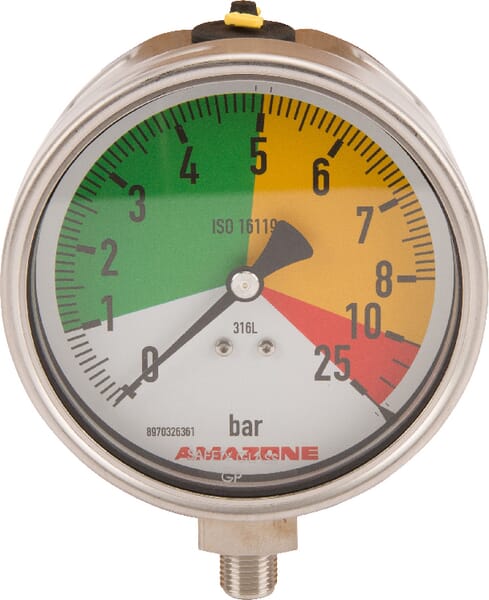 Manometer, NG100, 0-8/25 bar (GD086) – Amazone