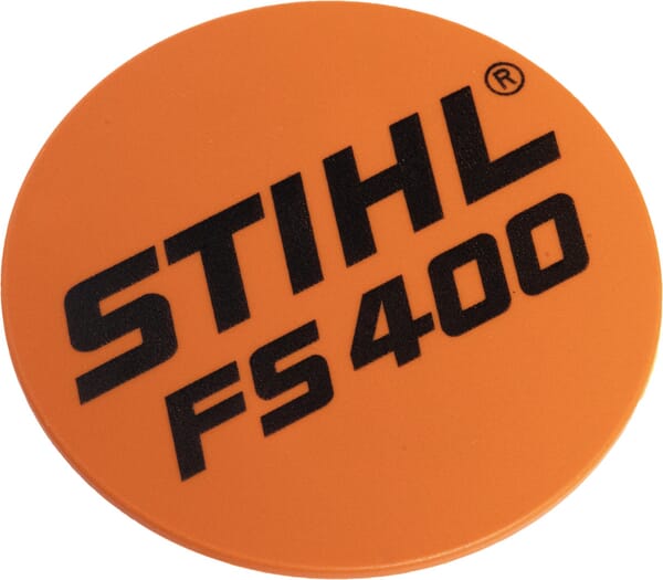 FS400-Emblem (41289671505) von Stihl Aus unserem Sortiment für Stihl Ersatzteile