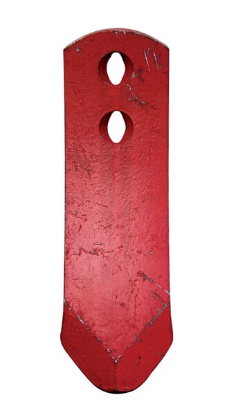 Grubberspitze 270x80x12mm, gekrümmt, 2 Löcher, passend für Pöttinger (9762500150N) – passend für Landsberg Pöttinger