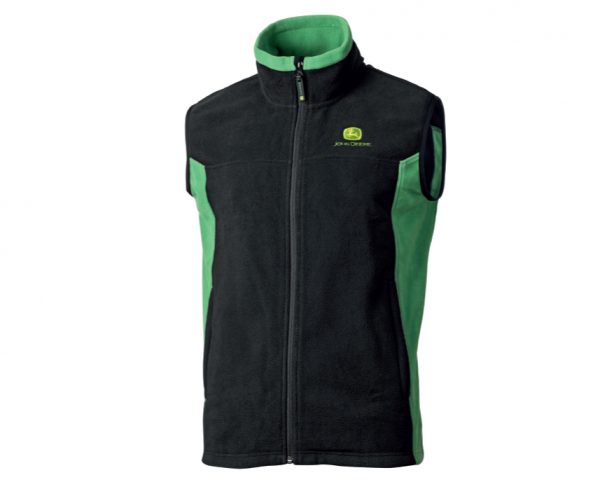 JOHN DEERE Feld-Fleece-Weste Schwarz Unisex