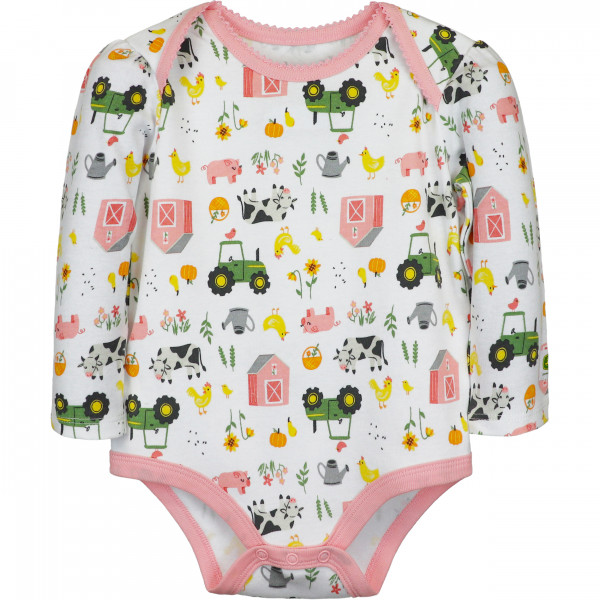 JOHN DEERE Farmtime Bodyshirt pink