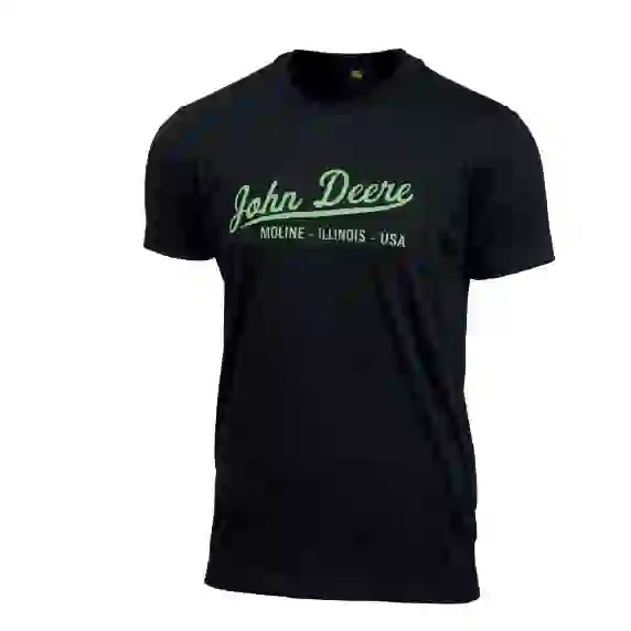 JOHN DEERE T-Shirt Schwarz unisex