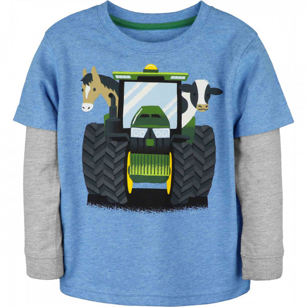 JOHN DEERE Kinder Toddler Sweatshirt "Who`s Driving"